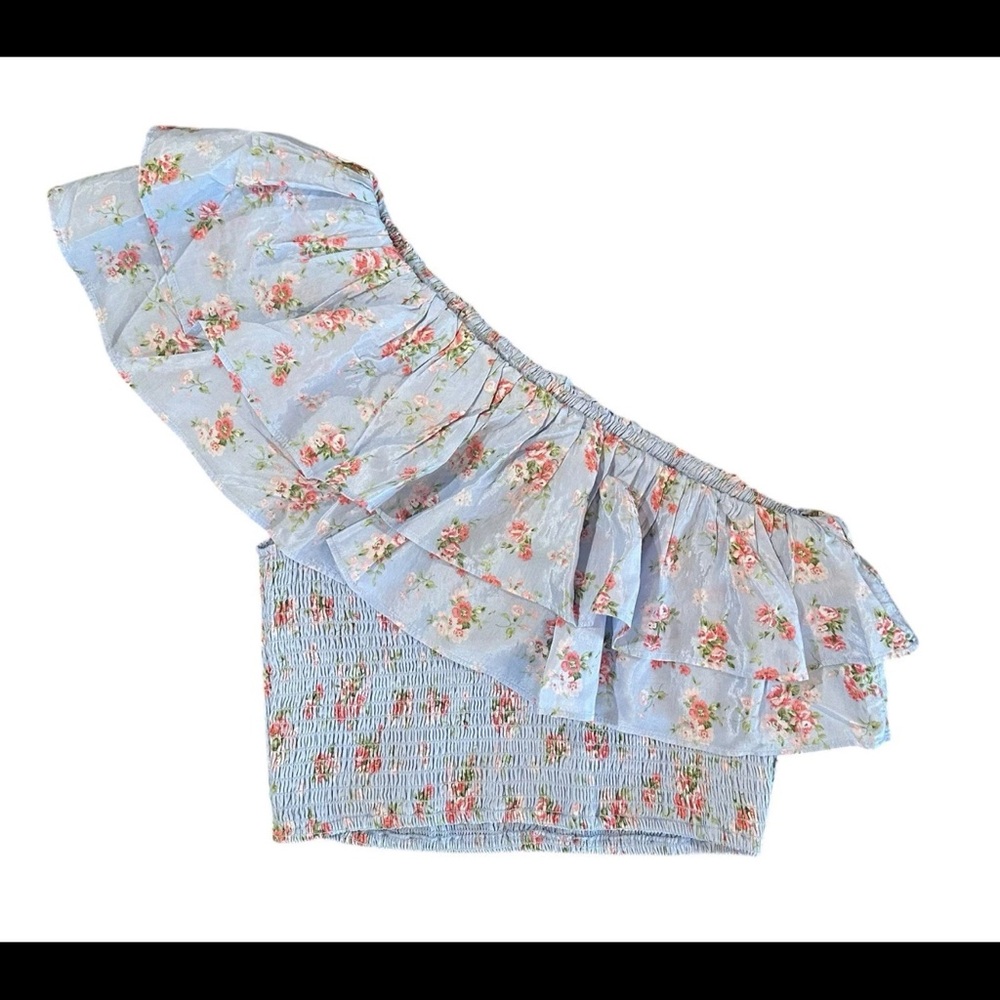 Abercrombie & Fitch Floral Skirt Set in Light Blue and Pink